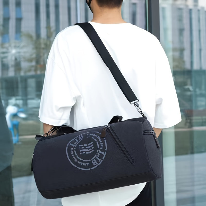Wear-resistant Canvas Messenger Bag for Men, Travel Shoulder Bag