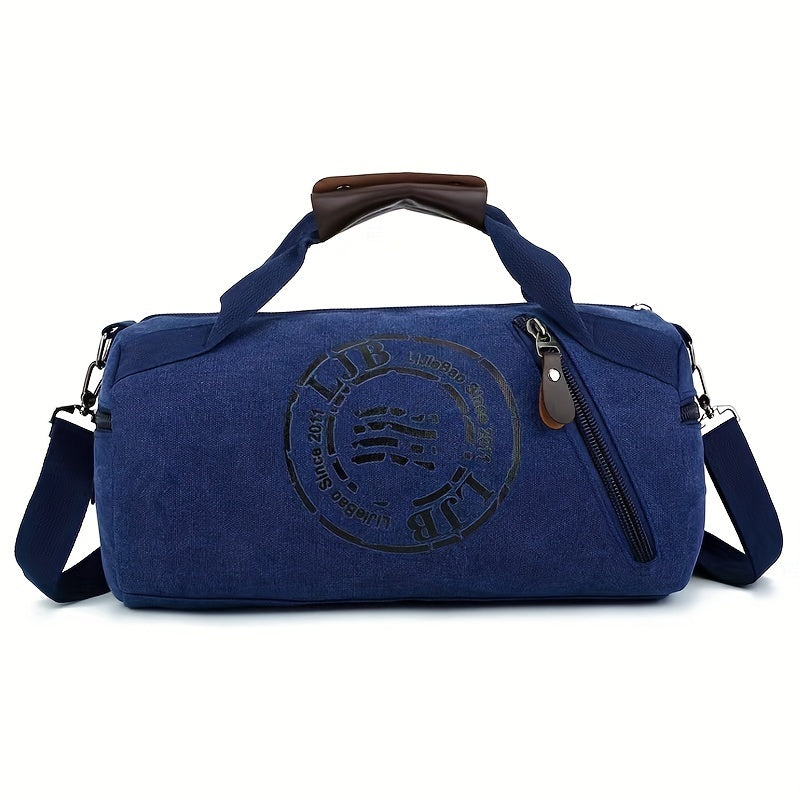 Wear-resistant Canvas Messenger Bag for Men, Travel Shoulder Bag